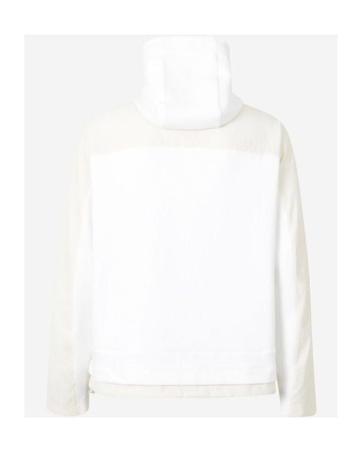 Herno White Long Sleeve Hooded Casual Jacket for men
