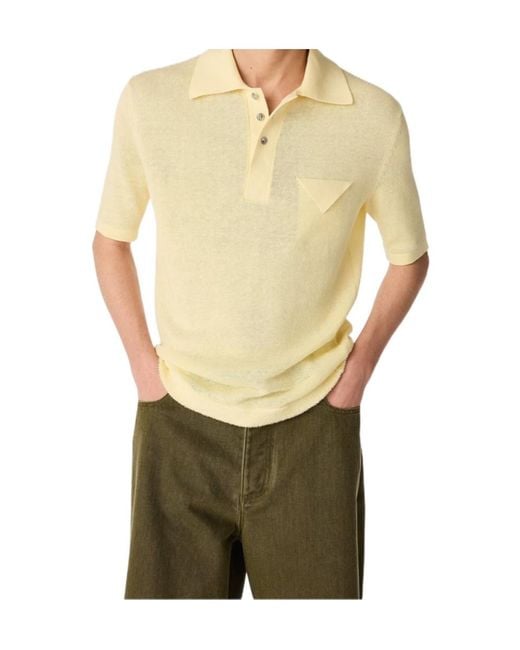Bottega Veneta Multicolor Short-Sleeved Polo Shirt for men