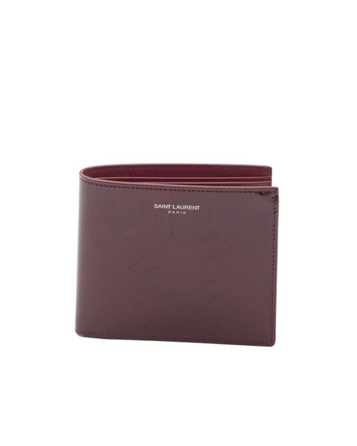 Saint Laurent Purple Paris East/West Wallet for men