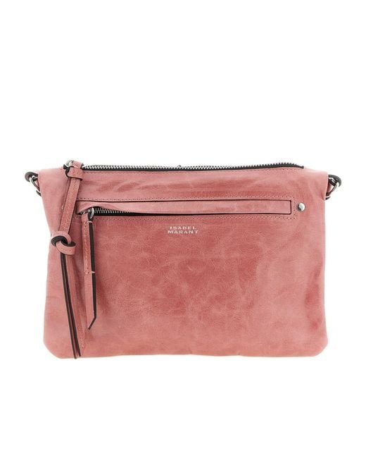 Isabel Marant Pink Adjustable Shoulder Strap Shoulder Bag