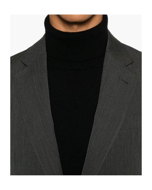 Giorgio Armani Gray Virgin-Wool Suit for men