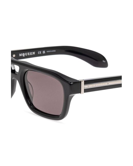 McQueen Multicolor Eyewear Square Frame Sunglasses for men