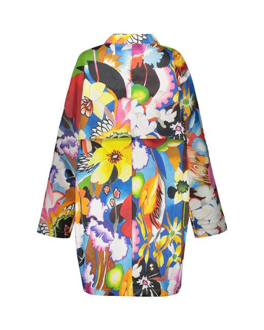 Missoni White Floral Print Trench Coat
