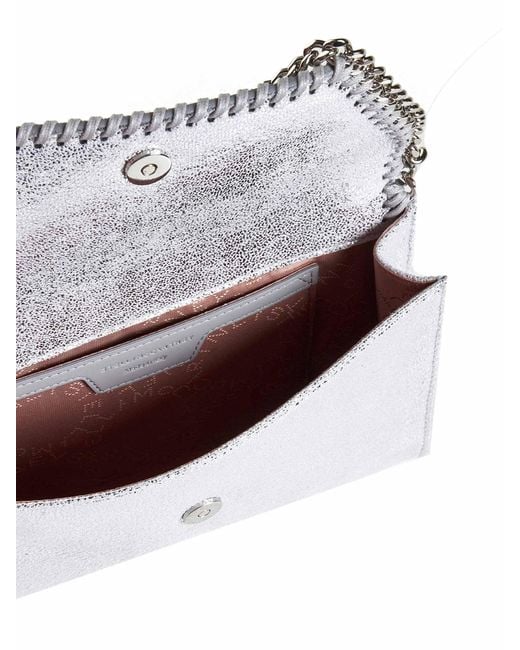 Stella McCartney Gray Falabella Wallet Crossbody Bag