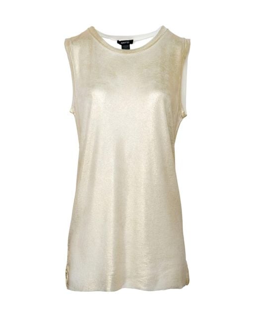 Avant Toi Natural Round-Neck Vest