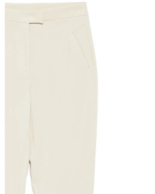 Patrizia Pepe White Slim Fit Pants