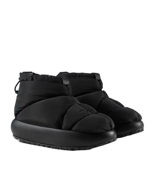 Canada Goose Black Padded Ankle Boots