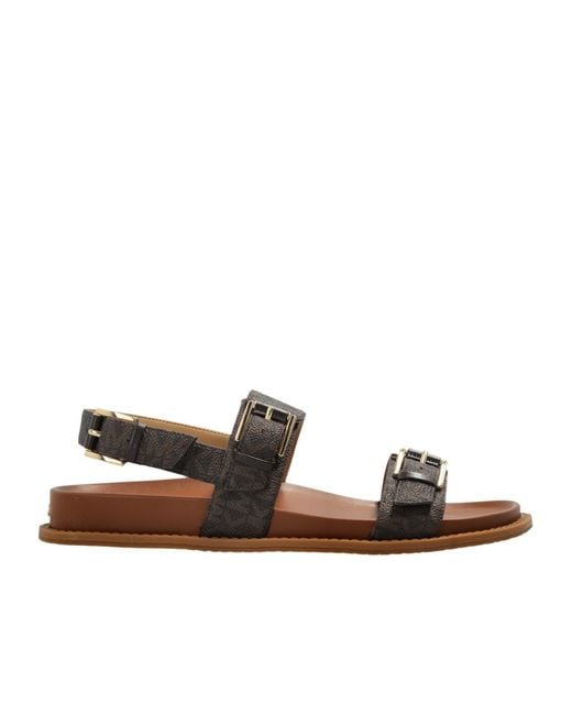 MICHAEL Michael Kors Brown Nia Flat Sandals for men