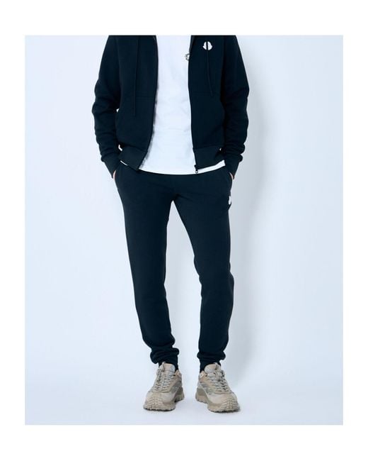 Moncler Blue Logo Patch Drawstring Joggers for men
