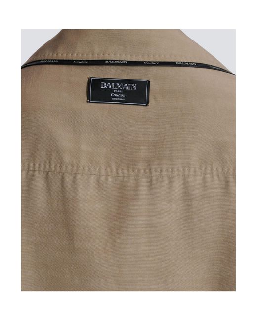 Balmain Natural Relaxed Fit Pyjama Shirt for men