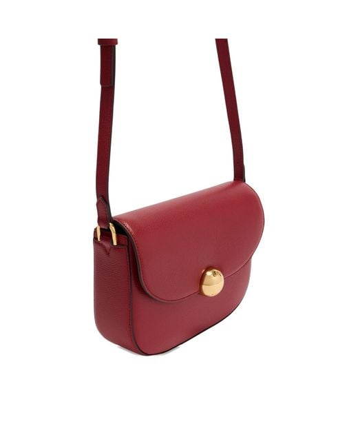 Furla Red Moonlight Small Shoulder Bag