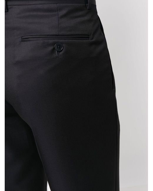 Zegna Black Single-Breasted Tailored Suit for men