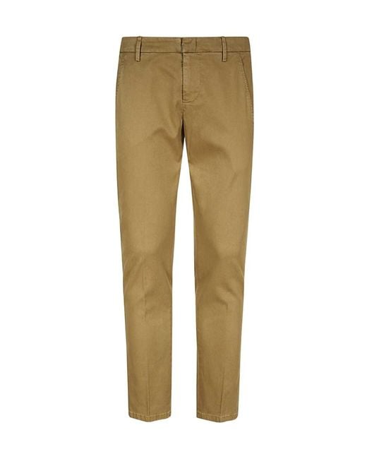 Dondup Natural Belt-Loop Casual Pants for men