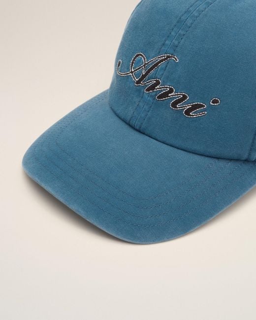 AMI Blue Baseball Cap for men