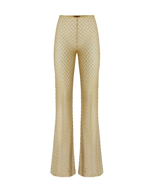 Missoni Natural Pattern Knitted Beach Pants