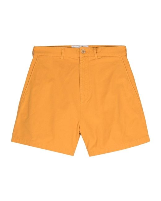 RANRA Orange Tittur Belt Loop Shorts for men