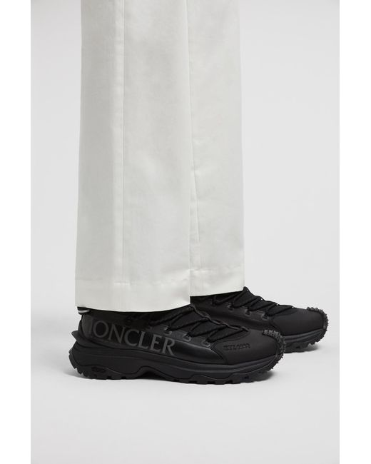 Moncler Black Trailgrip Lite 2 Lace-Up Trainers for men