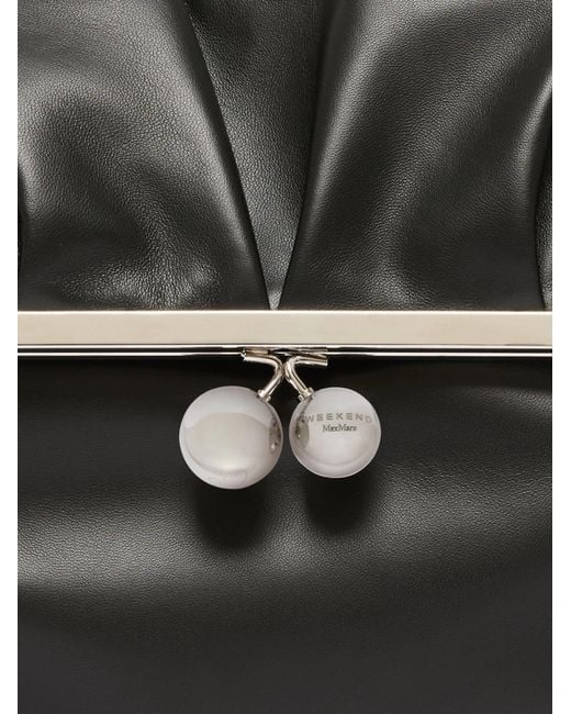 Weekend by Maxmara Black Frame Clasp Shoulder Bag