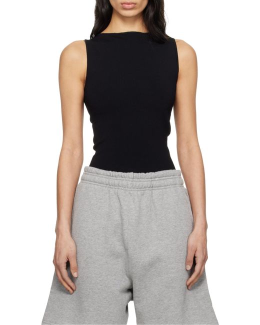 Entire studios Black Crew Neck Vest