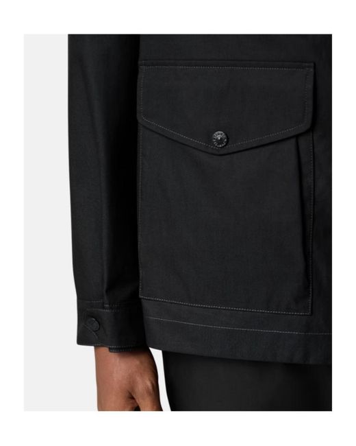 Stone Island Black Multi-Pocket Jacket for men