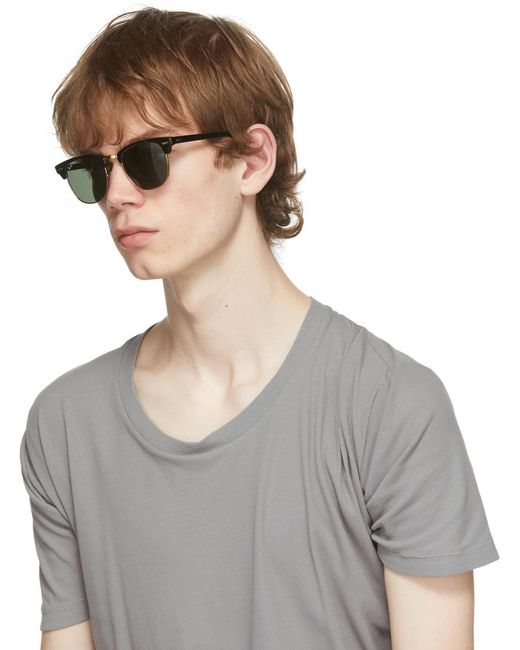 Ray-Ban Green Logo Sunglasses for men