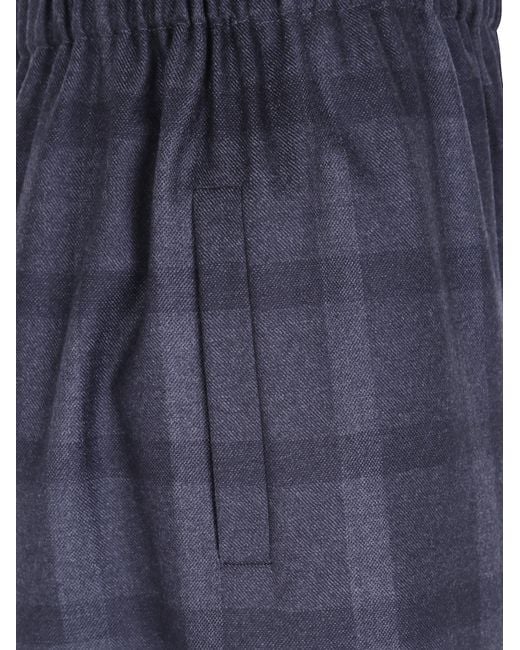 Daniela Gregis Blue 'Pigiama' Pockets Trousers