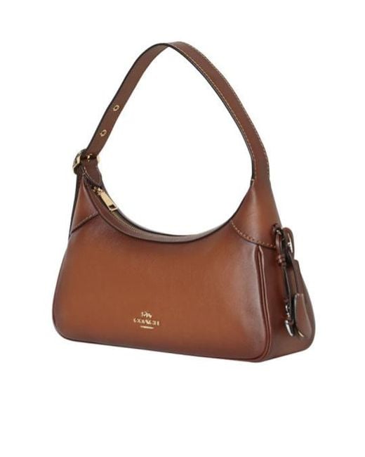COACH Brown Ella Shoulder Bag