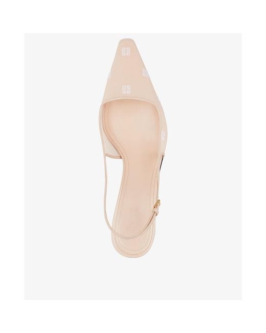 Givenchy Natural G Cube Slingback Pumps