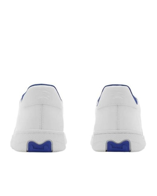 Burberry White Platform Sneakers