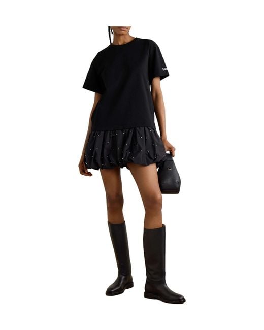 Sea Black Alberta Embellished Mini Dress