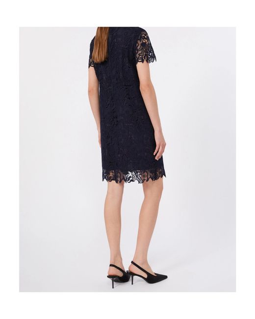 Max Mara Blue Short-Sleeved Dress