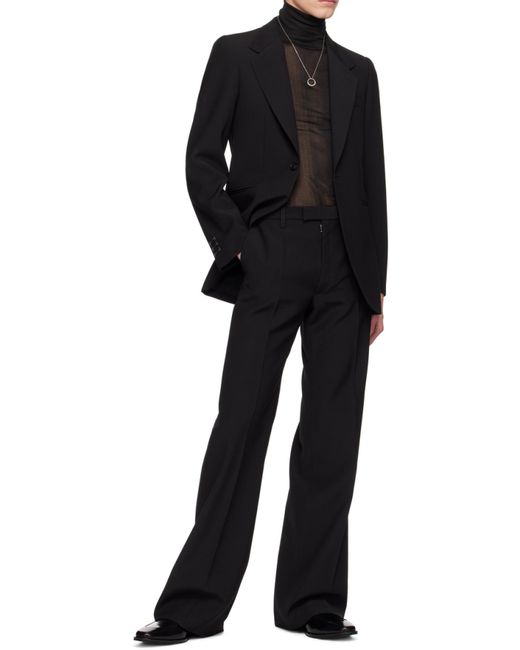 Maison Margiela Black Two-Piece Tailored Suit for men