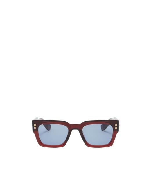 Akoni Blue Cosmo Square-Frame Sunglasses for men