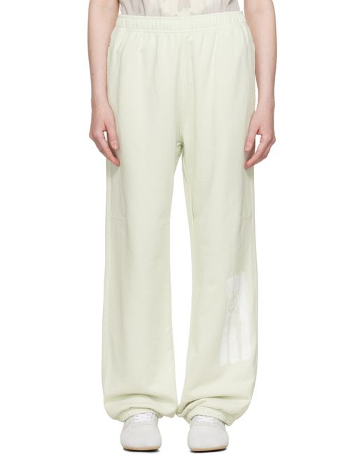 MM6 by Maison Martin Margiela White Numbers-Motif Track Pants
