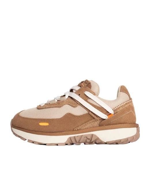 Ugg Multicolor Retrofi Suede-Panelled Running Sneakers