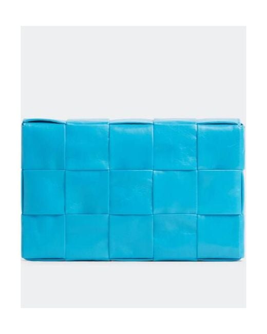 Bottega Veneta Blue Cassette Satchel Bag for men