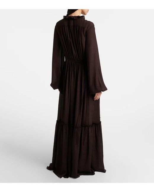 Joseph Black Lotus Maxi Dress