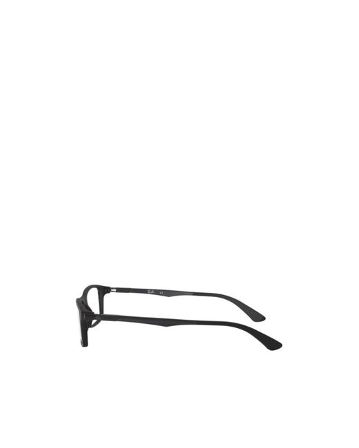 Ray-Ban White Rectangular Frame Glasses for men
