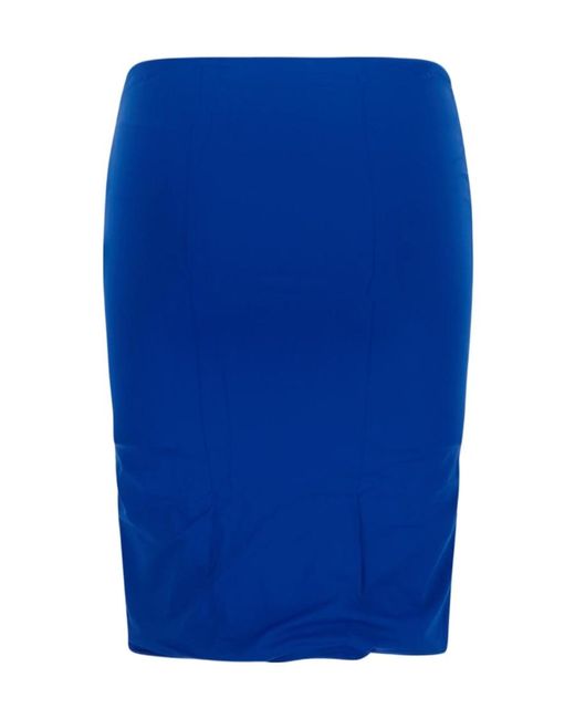 The Attico Blue The Pencil Skirt
