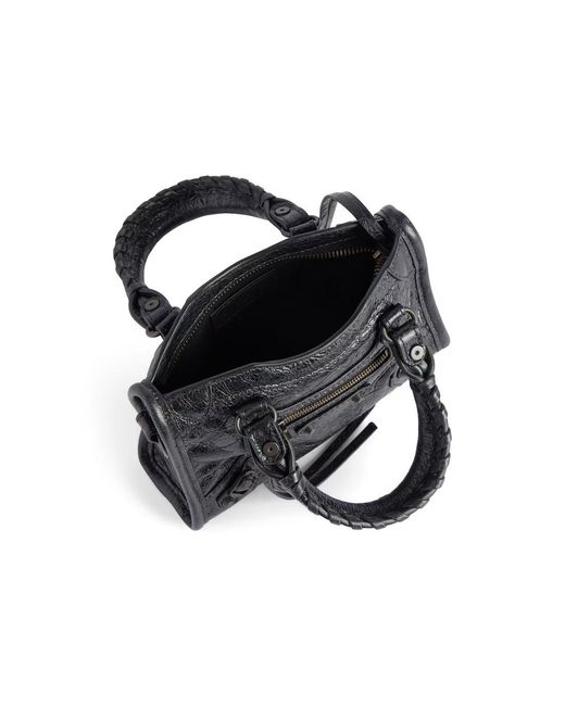 Balenciaga Black Le City Bag Nano Top Handle Bag