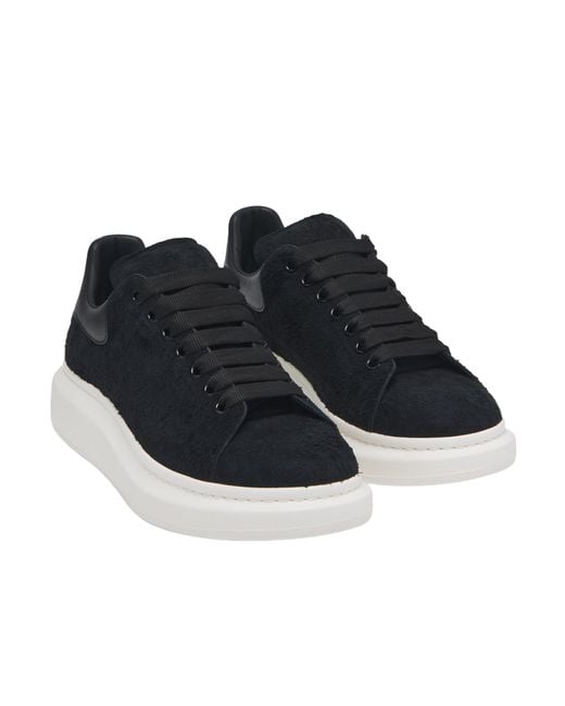 McQueen Blue Leather Oversized Sneakers for men