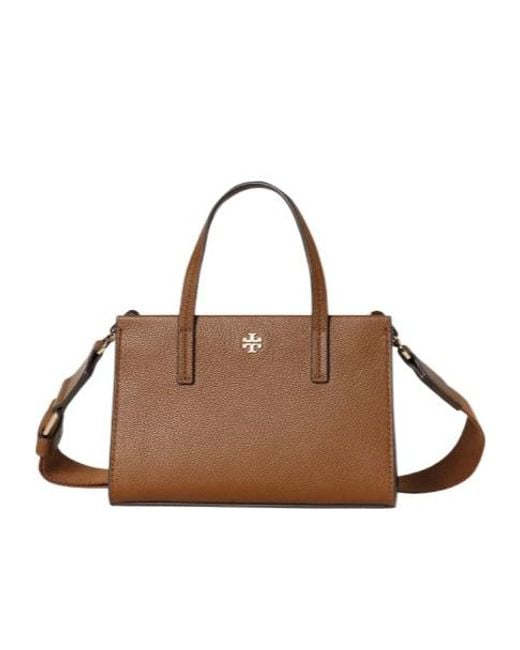 Tory Burch Brown Double-Handle Shoulder Bag