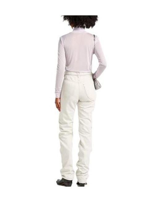 Maison Margiela Pink Vhigh-Neck Long-Sleeve T-Shirt