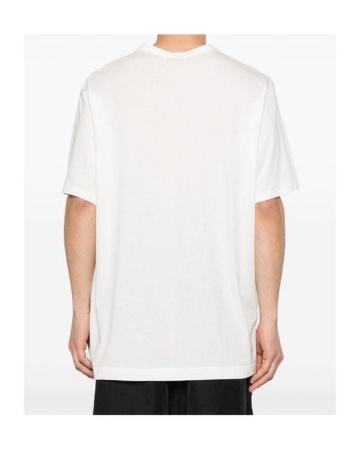 Yohji Yamamoto White Oversized T-Shirt for men