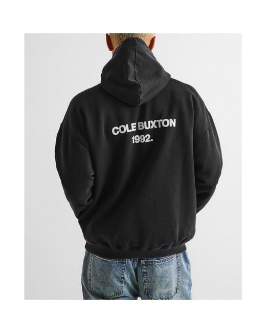 424 Black Pullover Hoodie for men