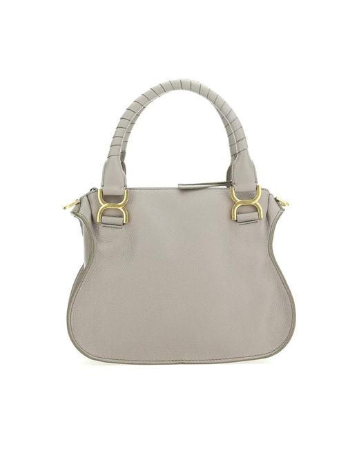 Chloé Gray Chloé Marcie Small Tote Bag