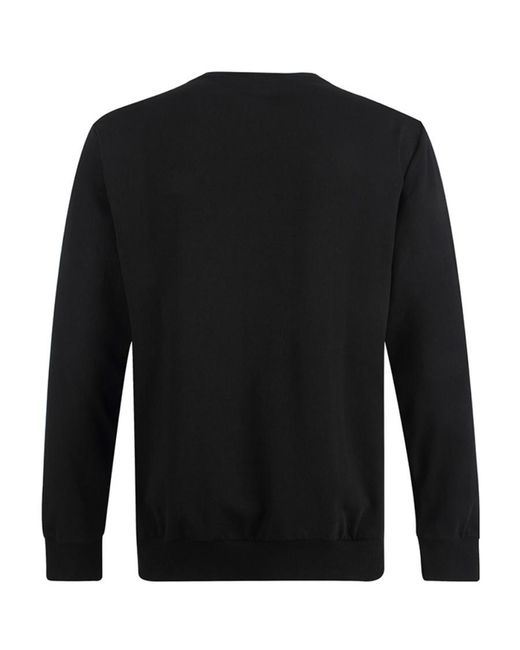 Moschino Black Teddy Bear Motif Sweatshirt for men
