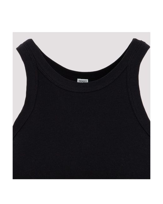 Totême Black Totême Espera Ribbed Tank Top