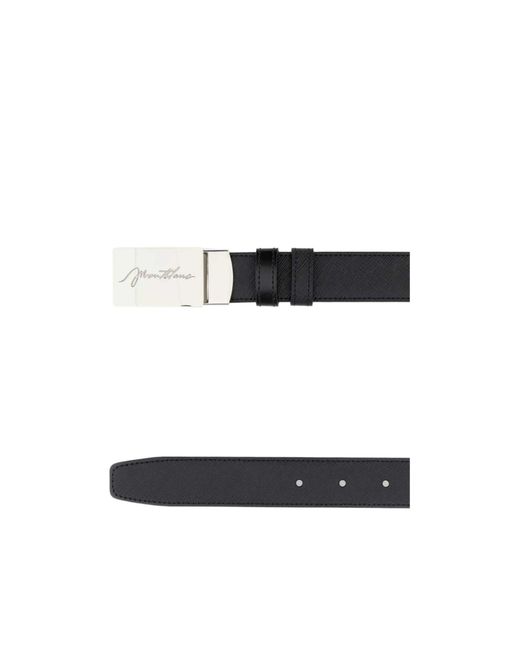 Montblanc Black Reversible Belt for men