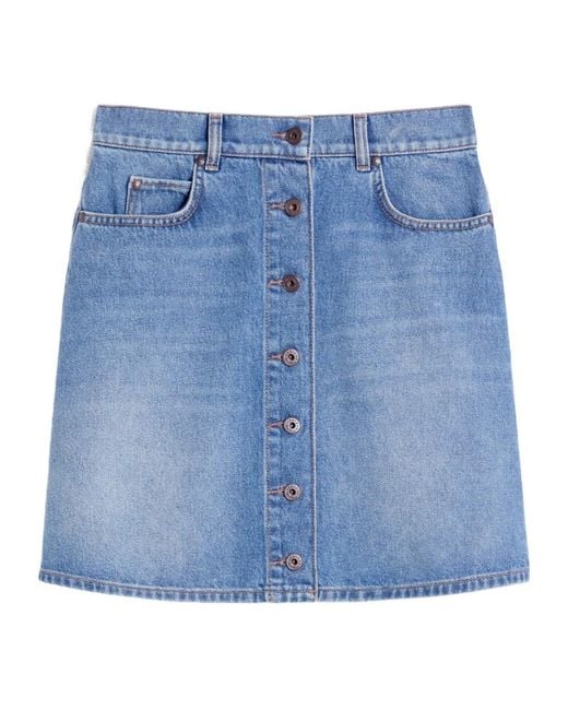 Weekend by Maxmara Blue Denim Mini Skirt